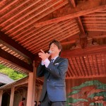 友貴一彰が秋田で新曲発表会を開催。「金沢の夜」をヒットさせ、「目標は日本武道館でのコンサート！」