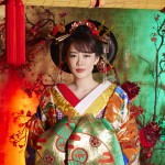 丘みどりの新ビジュアル解禁。2月22日発売の新曲「椿姫咲いた」では花魁姿で鮮やかに！