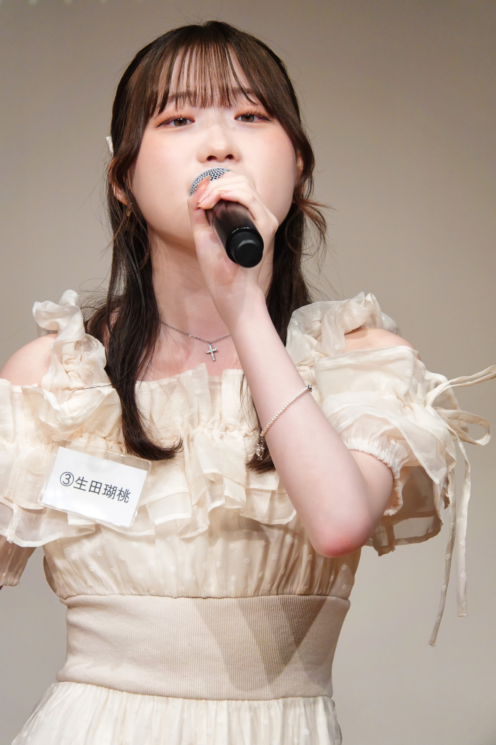 2025年 日本クラウン 新人歌手オーディション、グランプリ獲得・生田瑚桃さん