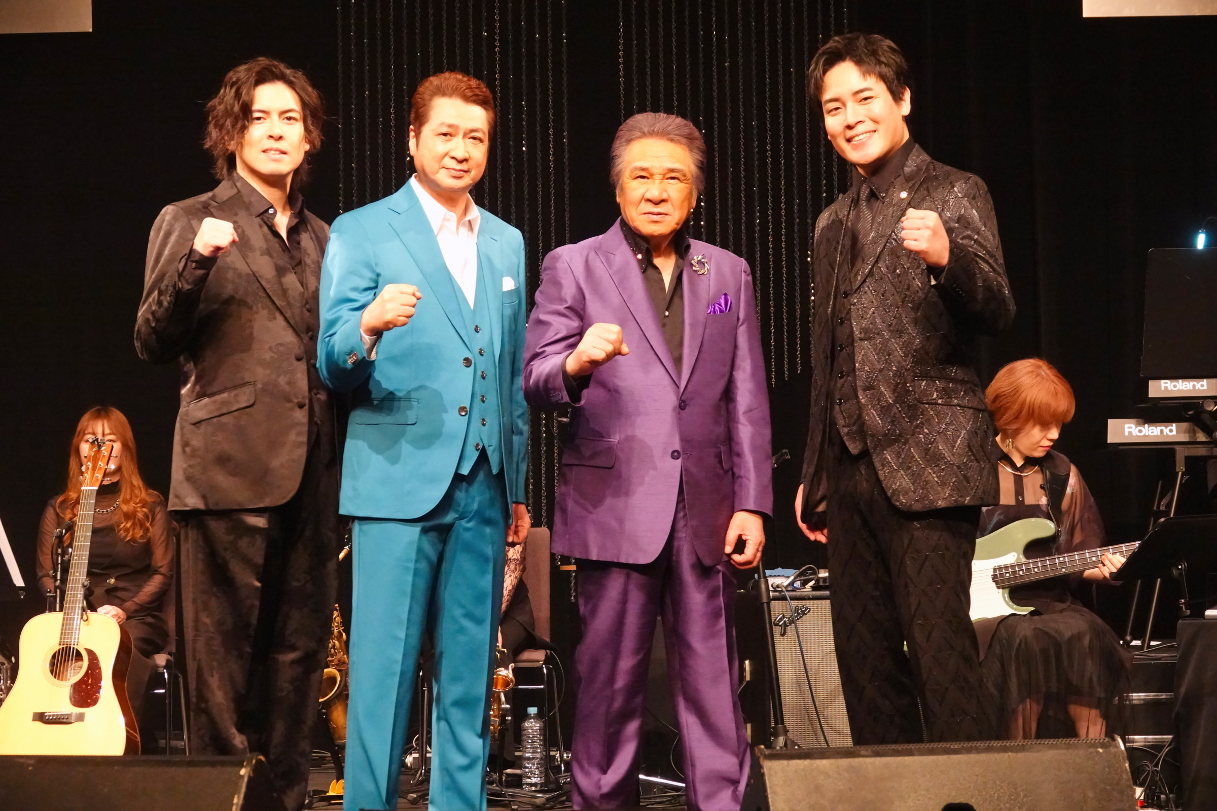 鳥羽一郎・山川豊・木村徹二・木村竜蔵